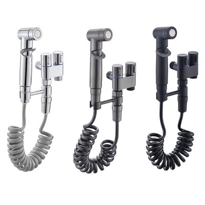 Brandneu Eckventil Spritzpistole Badezimmerzubehör 1 In 2 Out Dual Control