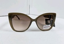 True Religion 100 UV Protection Oversized Transparent Sunglasses