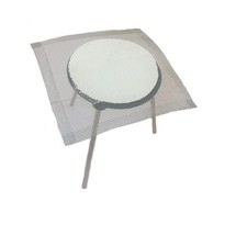 Lab Bunsen Burner Tripod Stand with Mesh Screen 6 Inch and 6 6