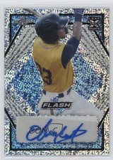 2021 Leaf Flash Platinum Blue 12/50 Eduardo Garcia #BA-EG1 Auto 1cx3