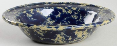 Bennington Potters Agate Blue Rimmed Soup Bowl 2238732