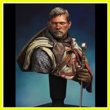 1/10 TEMPLAR KNIGHT, Resin Model figure Bust, GK, Historical theme, Unassembl...