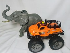 Sound Toy Adventure Lot   Animal Planet Elephant  Dino Containment Truck    