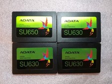 Bulk Lot Qty 4 Fully Tested GOOD AData 240GB 2.5 " SATA SSD Solid State Drive