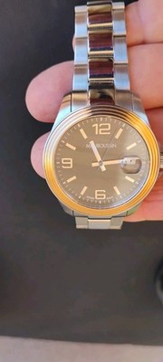 Maubossin Swiss  Automatic Satinless and 18k  Gold Bezel 