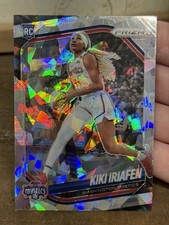 2025 Panini Prizm WNBA Kiki Iriafen #72 Rookie Cracked Ice Prizm