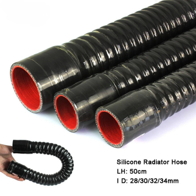 #ad High Pressure Water Radiator Tube Intake Flexible Silicone Hose Rubber Joiner $28.99