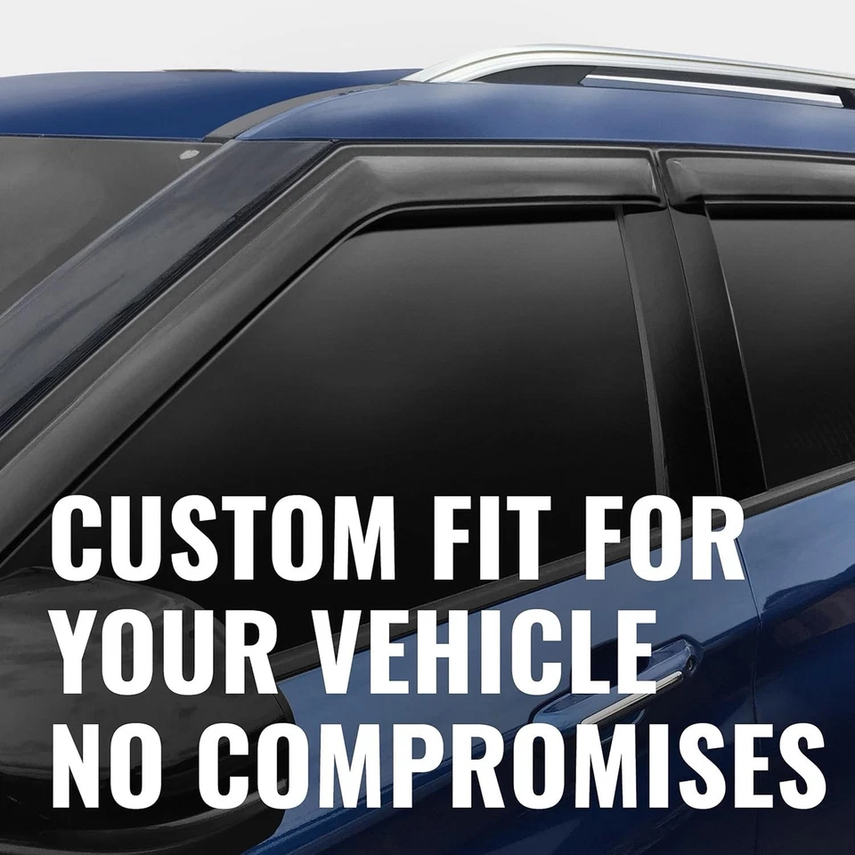 Viseras de ventilación AVS deflectores de ventana protectores de lluvia para Dodge Durango 2011-2025 Foto 3 de 4