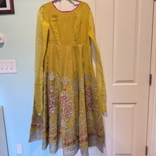 Shalwar Kameez 3-Piece Set Pakistani/Indian Designer ALIXEESHAN Large Formal