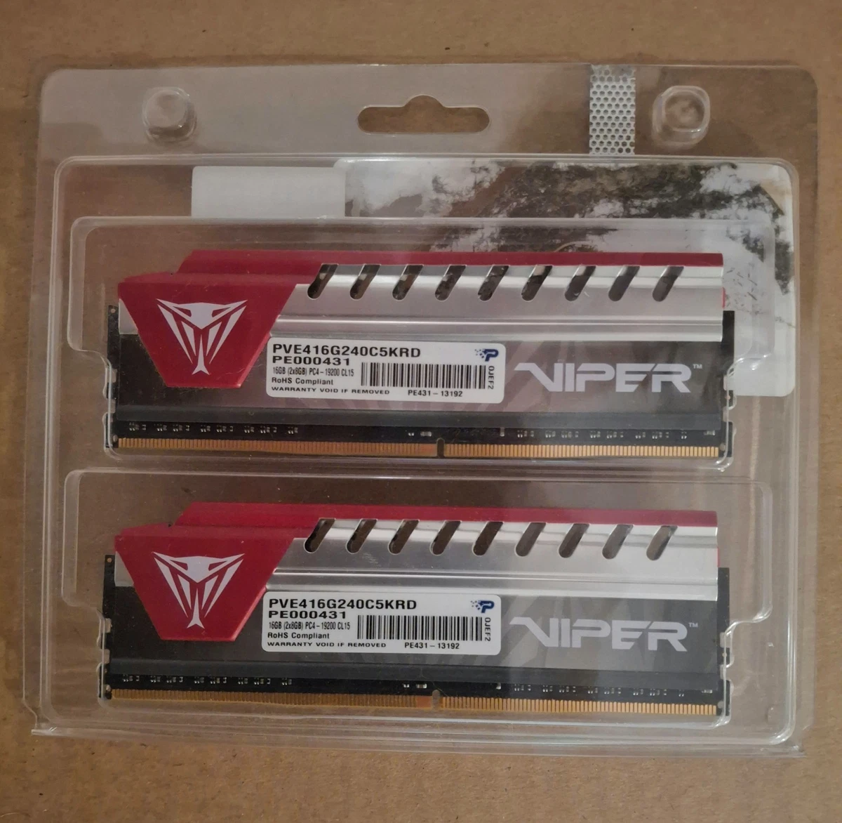 Patriot PC4-19200 (DDR4-2400) Bus Speed DDR4 SDRAM Memory (RAM