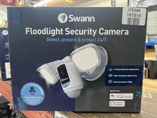Swann Wi-Fi Floodlight Security Camera - White (SWIFI-FLOCAM2W-US)