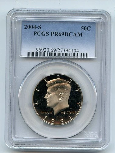 2004-S Kennedy Half Dollar Proof — photo from the most recent tracked eBay sale