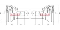 2X Kamoka Gelenksatz Antriebswelle Vorne Links Rechts FüR VW Passat Variant 3G5