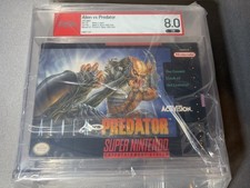 Alien Vs Predator Super Nintendo SNES Game CIB Complete In Box PSA 8.0