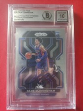 2021-22 Panini Prizm Cade Cunningham #282 (RC) Auto BGS 10