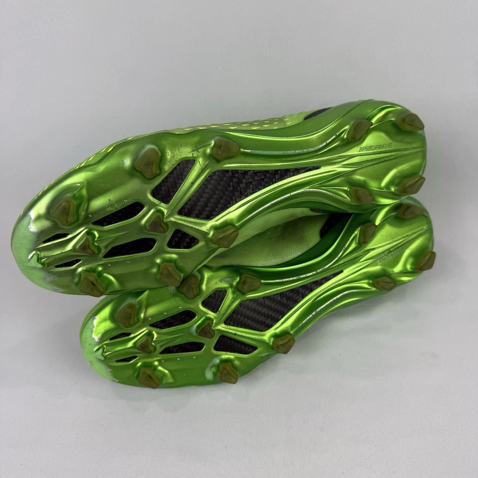 Botines de fútbol Adidas X SpeedPortal.1 FG verde solar GW8426 talla para hombre EE. UU. 11 Foto 4 de 4