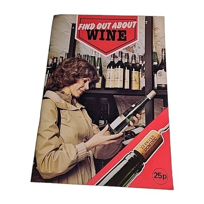Find Out About Wine Vintage Paperback Book