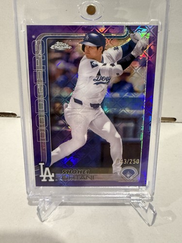 2025 Topps Chrome Logofractor Edition - Shohei Ohtani #1 Purple Refractor /250