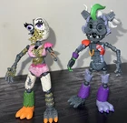 Funko Five Nights At Freddy's Security Breach Ruined Chica & Roxy Lot of 2