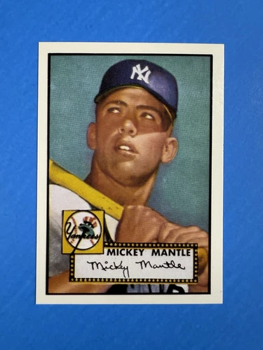 MICKEY MANTLE ~ 1991 Topps East Coast National Show ~ 1952 Topps ~HOF YANKEES v2