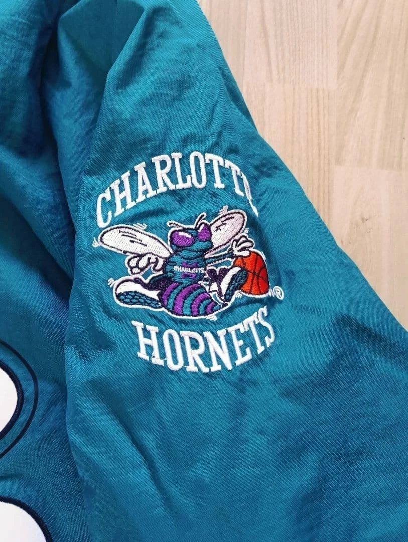 Starter Charlotte Hornets Nylon Jacket 2XL NBA New Unused - product detail image 7