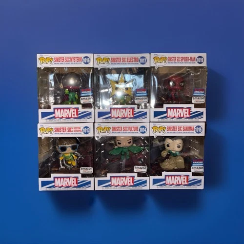 Funko POP! Marvel Spiderman Sinister Six: Doc Oc Electro Sandman Vulture
