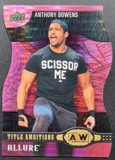 2022 AEW Anthony Bowens Pink Title Ambitions /100 Upper Deck Allure Mint #81584