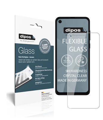 2x Schutzfolie für Motorola One Vision - Anti-Shock 9H Folie dipos Glass