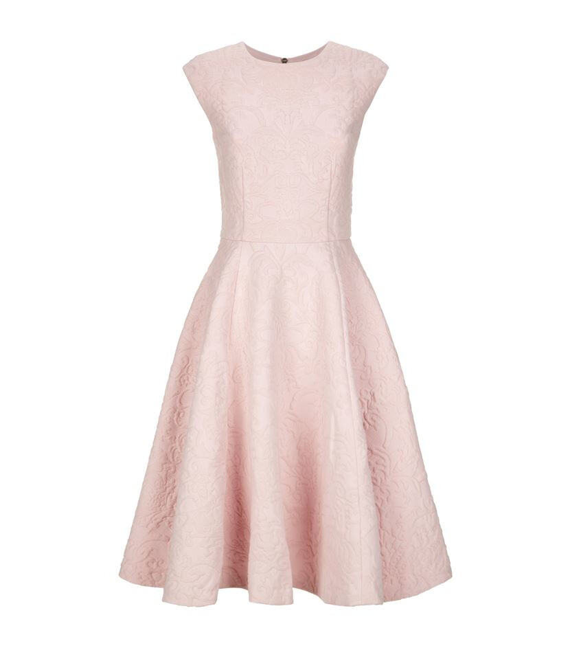 full skirt midi dress