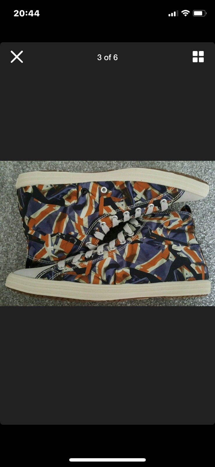 Paul Smith Union Jack High tops Size 6 BNWBox sold out image 3