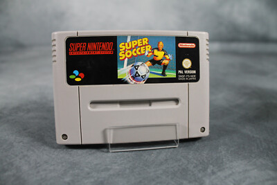 SUPER SOCCER SUPER NINTENDO SNES PAL/EUR MODUL CARTRIDGE FUSSBALL SPIEL