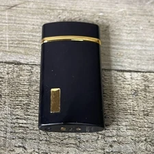 Colibri Quantum Lighter Black and Gold Trim 635 For Parts As Is