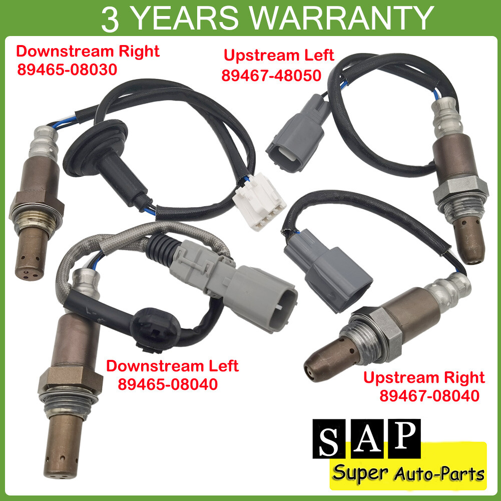4X Up&Downstream Oxygen Sensor For Toyota Sienna 04-06 3.3