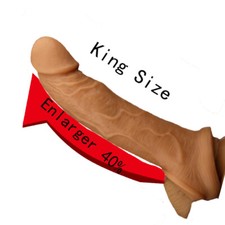 BIG-Penis-Extender-Enlarger-Penis-Sheath-Male-Enhancer-Ball-Stretch-Sleeve-Girth