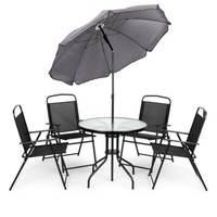 GartenmöBel Set Gartengarnitur Mit Tisch Und Sonnenschirm BalkonmöBel Garten