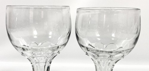 4 Bryce Petal Panel Hollow Stem Coupe Champagne Wine Goblets Bulbous Stem Vtg - Picture 6 of 24