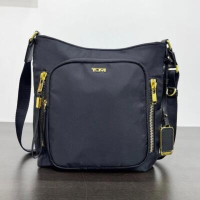 Tumi Voyageur Tyler Crossbody Black Gold Bag NEW | eBay