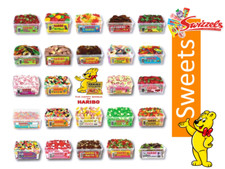 FULL TUBS HARIBO SWEETS WHOLESALE DISCOUNT CANDY BOX PARTIES FAVOURS PRESENTS