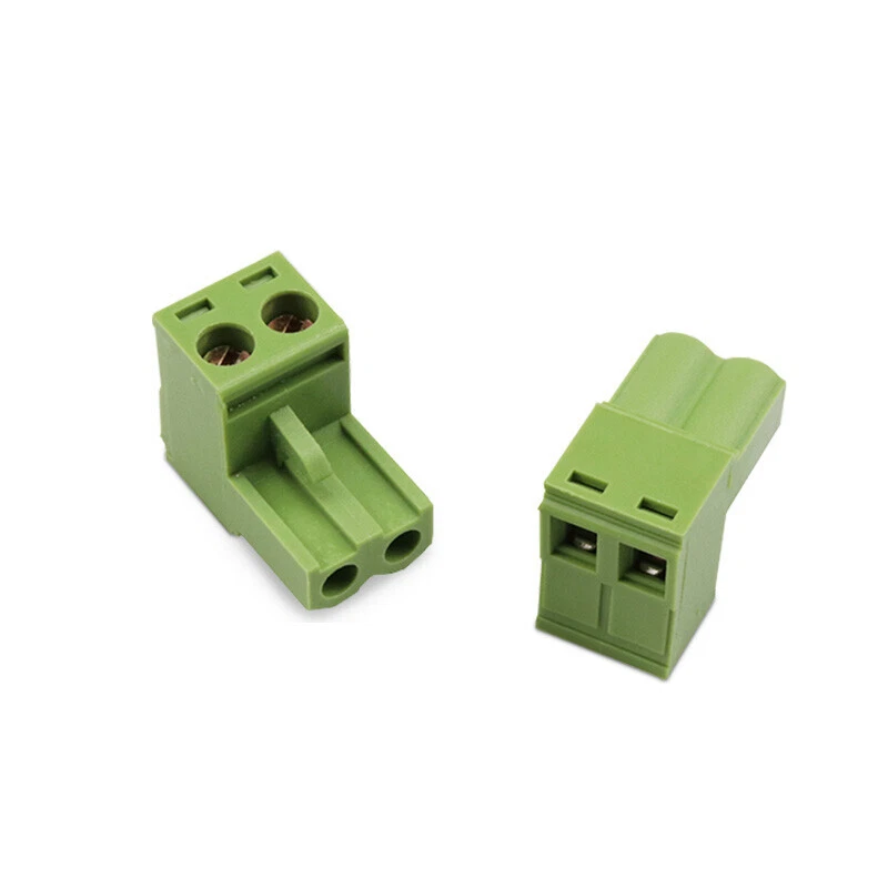 KF2EDGK 5.08mm Pitch 2/3/4/5/6/7/8/10/12 Pin Green PCB Terminal Block Connector - Image 2 of 4