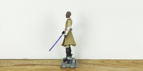 Star Wars The Clone Wars MACE WINDU Hasbro (CW20) 3.75" 2010 - Picture 4 of 6