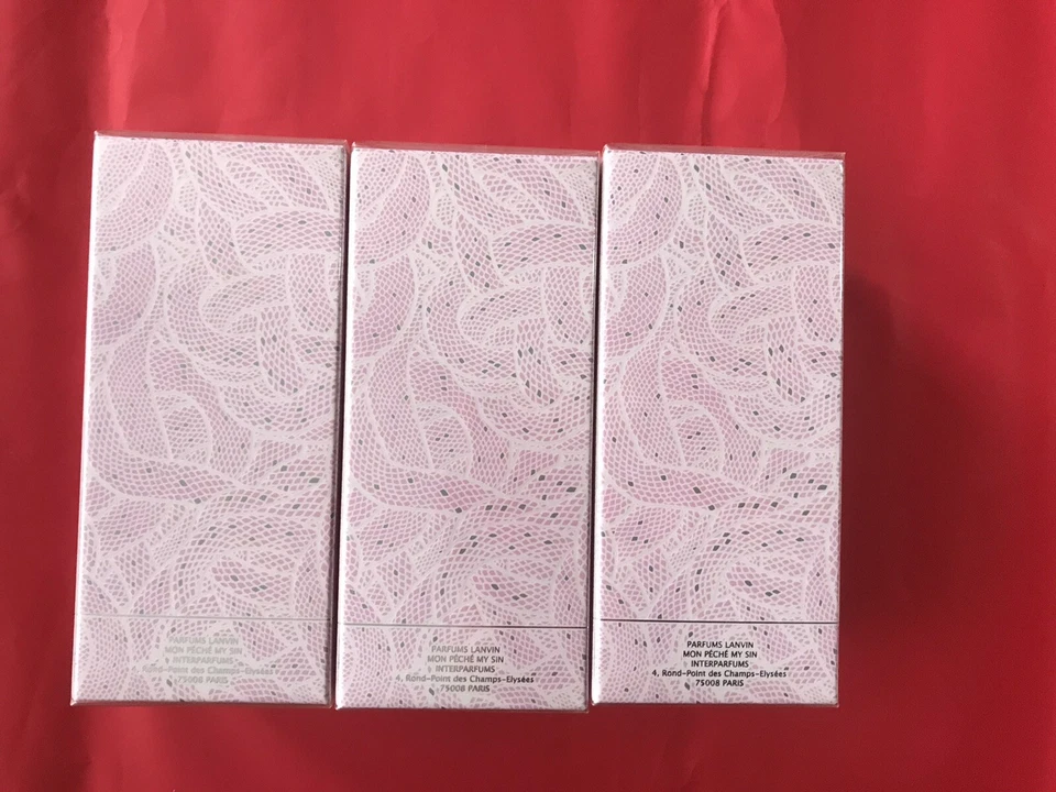 Lote de 3 Lanvin My Sin Edp 50 ml 1,7 fl oz nuevos sellados raros descontinuados Foto 3 de 3