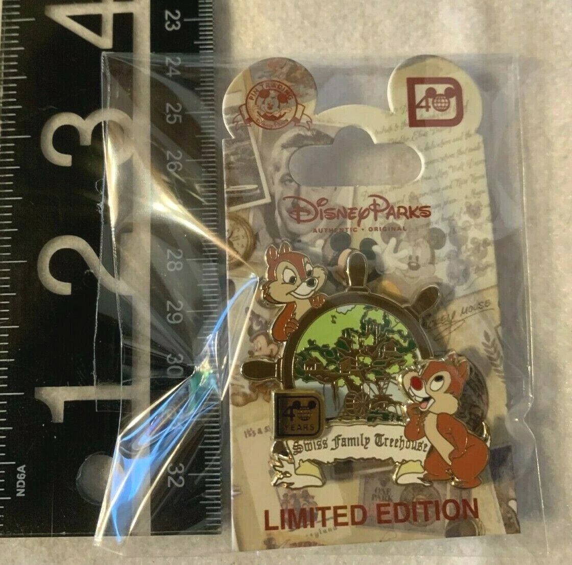 Disney WDW 40th Anniversary Swiss Family Treehouse Attraction LE 1500 Pin