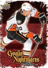 2016-17 Upper Deck Hockey Goalie Nightmares Insert Singles - You Choose