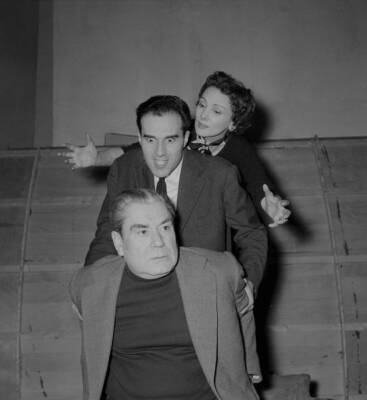Protee Of Paul Claudel Production Raymond Gerome Jany Holt Michel 1955 PHOTO 1