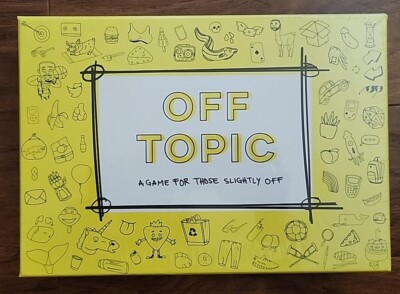 Off Topic A Game For Those Slightly Off Adult Party Board Game Night NEW!