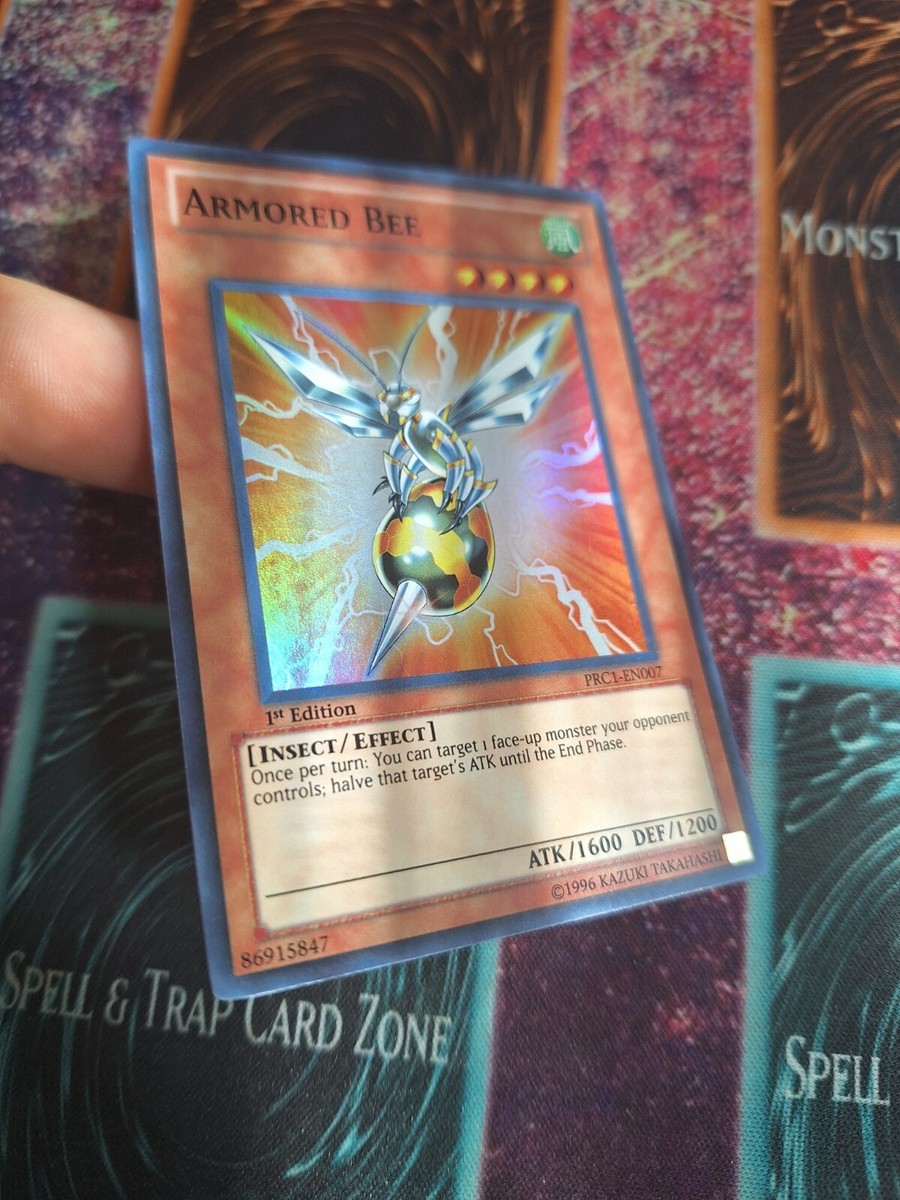yugioh bee deck Yu-Gi-Oh! Armored Bee PRC1-EN007 Super Rare 1st Edition Near Mint b2/