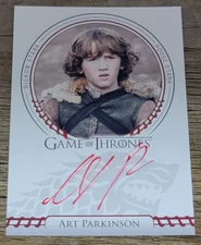 Game of Thrones The Complete Volume 2 Art Parkinson Sigil Autograph