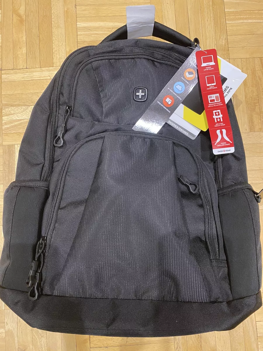 SWISSGEAR Laptop Backpack - Black 18.5 Laptop Notebook 721427023983