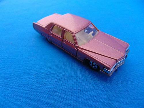 Grandpa's 1976 Tomica Tomy Cadillac Fleetwood Brougham Champagne Pocket Cars - Picture 21 of 24