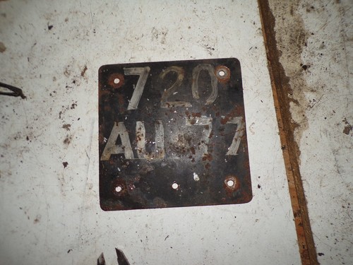 Plaque D'immatriculation Avant Vintage Motobecane, Terrot, Peugeot – Modèle 9425